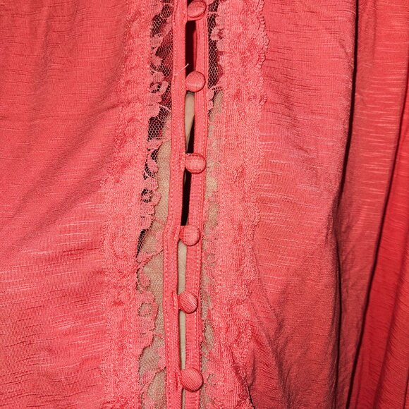 NWT Torrid Pink Fit & Flare Tank Top w Non-Working Buttons (3X) - Picture 3 of 9